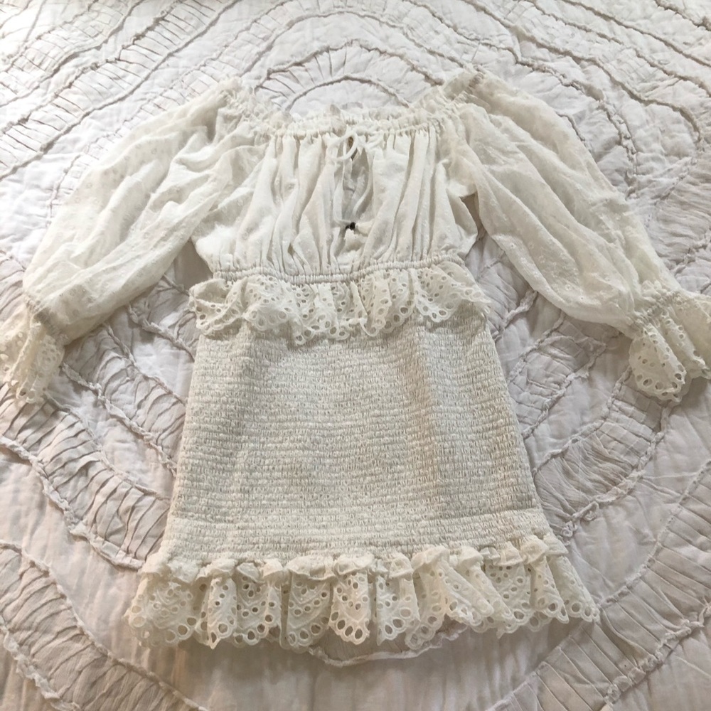 NWT Spell Daisy Chain Mini Dress L